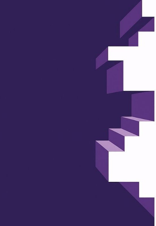 Plano de fundo em pixel art roxo